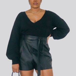 KNITTED LONG-SLEEVE SWEATER